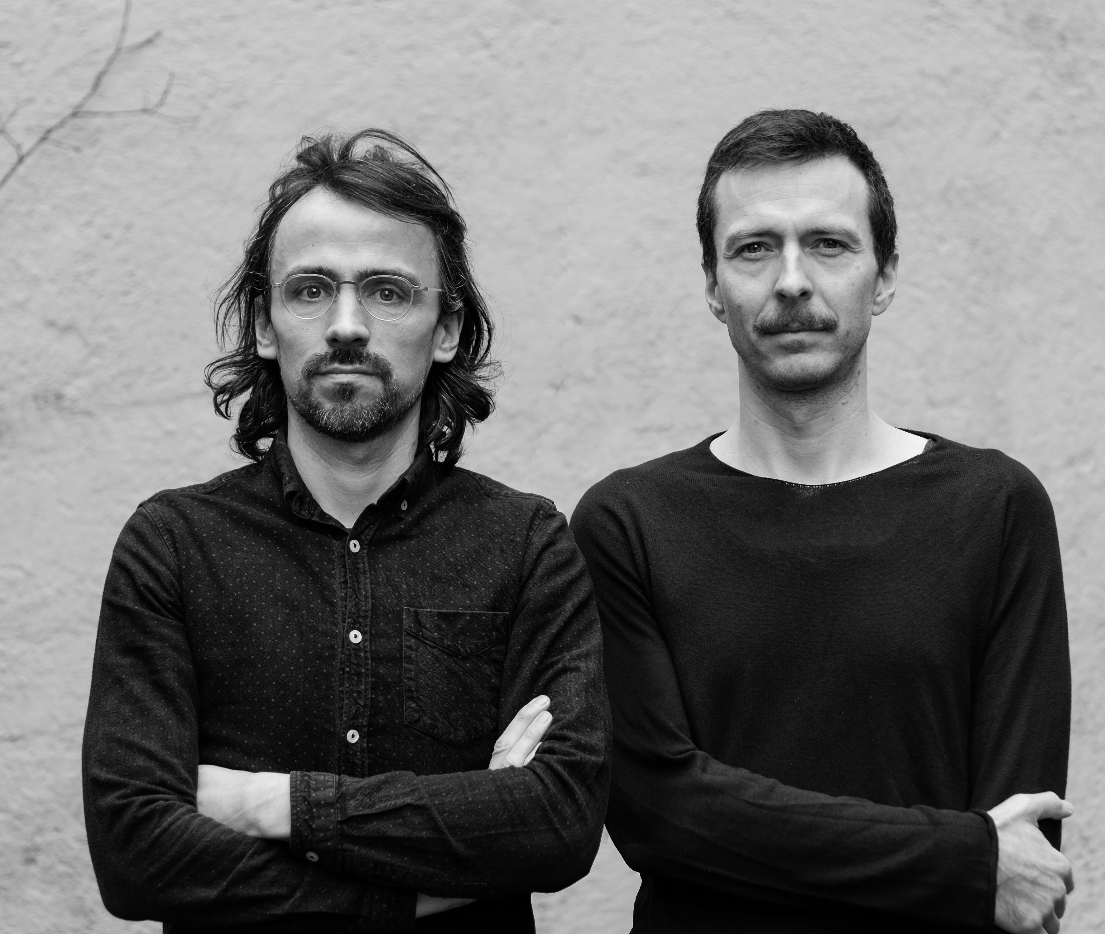 Die Architekten Florian Latsch und Martin Baur (vlnr.)