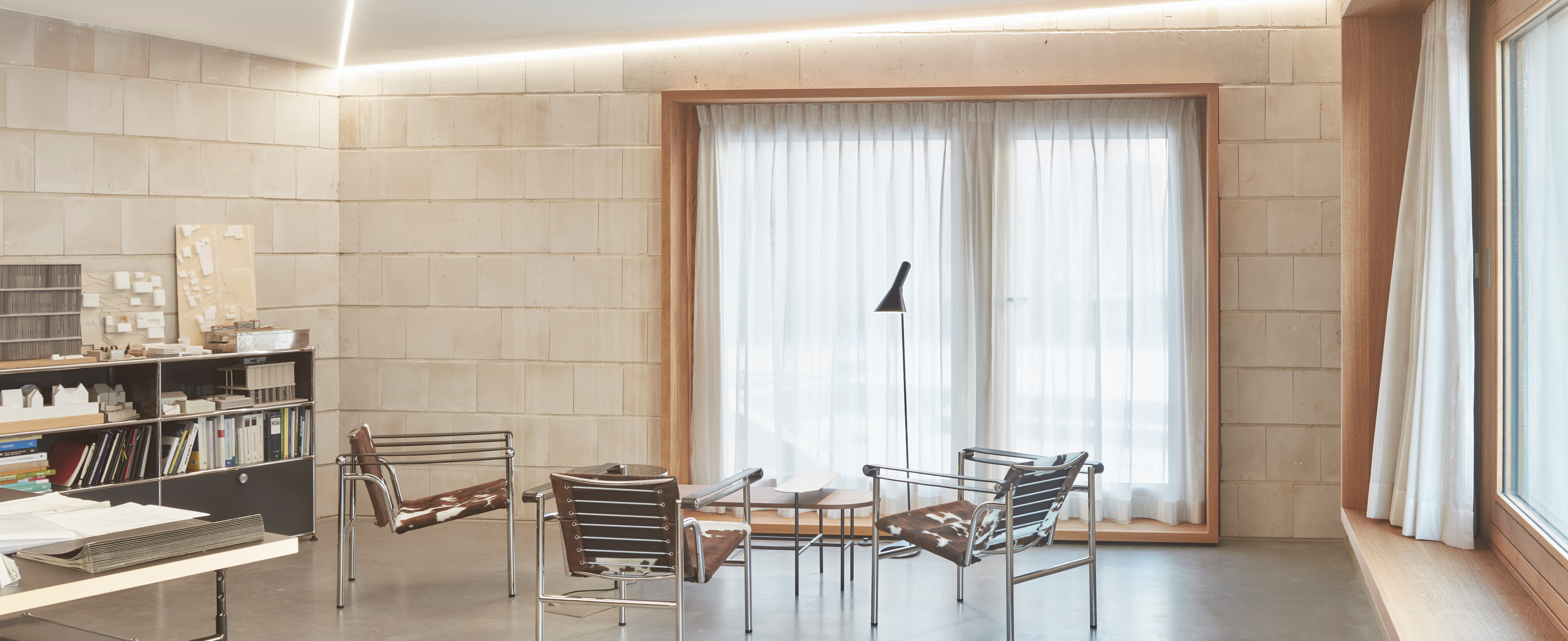 Architekturbüro Dannien Roller + Partner Büro mit Kalksandsteinsichtmauerwerk