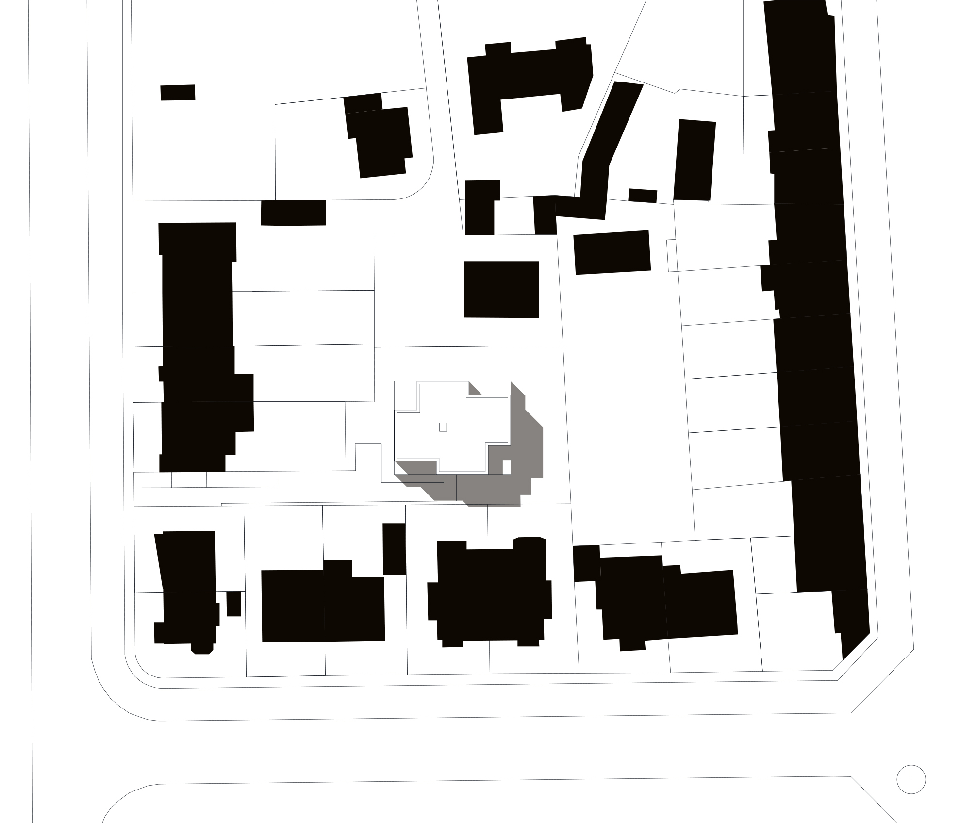 Lageplan MFH Lortzingstraße Köln