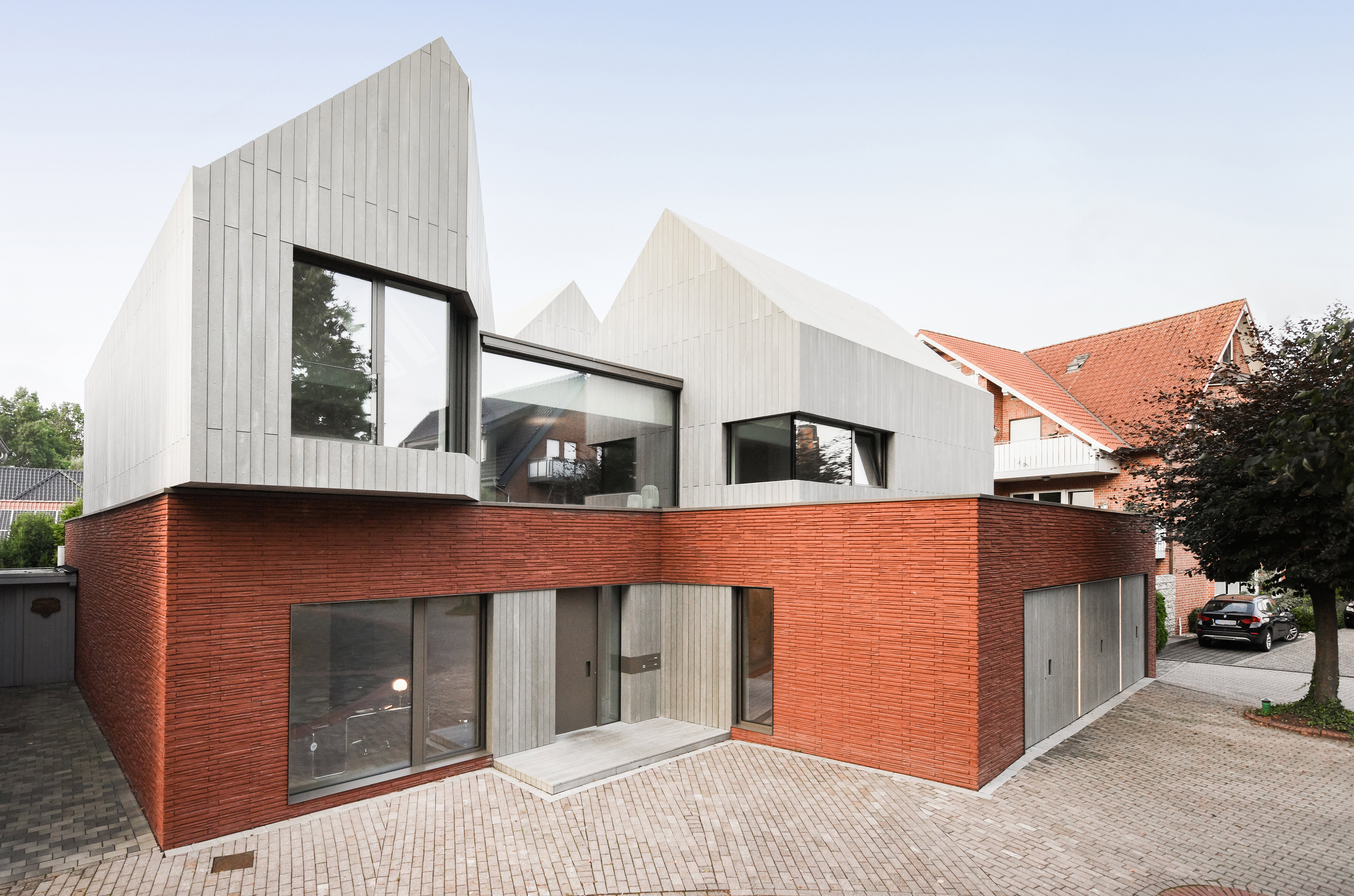 Haus aus Häusern Beelen Satteldächer