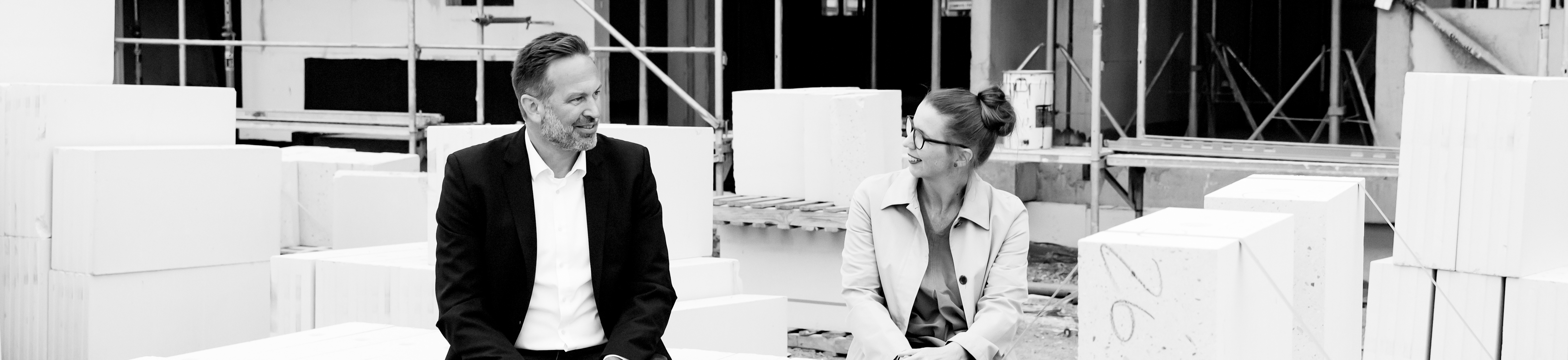 Peter Theissing im Interview auf der Baustelle Kronsrode