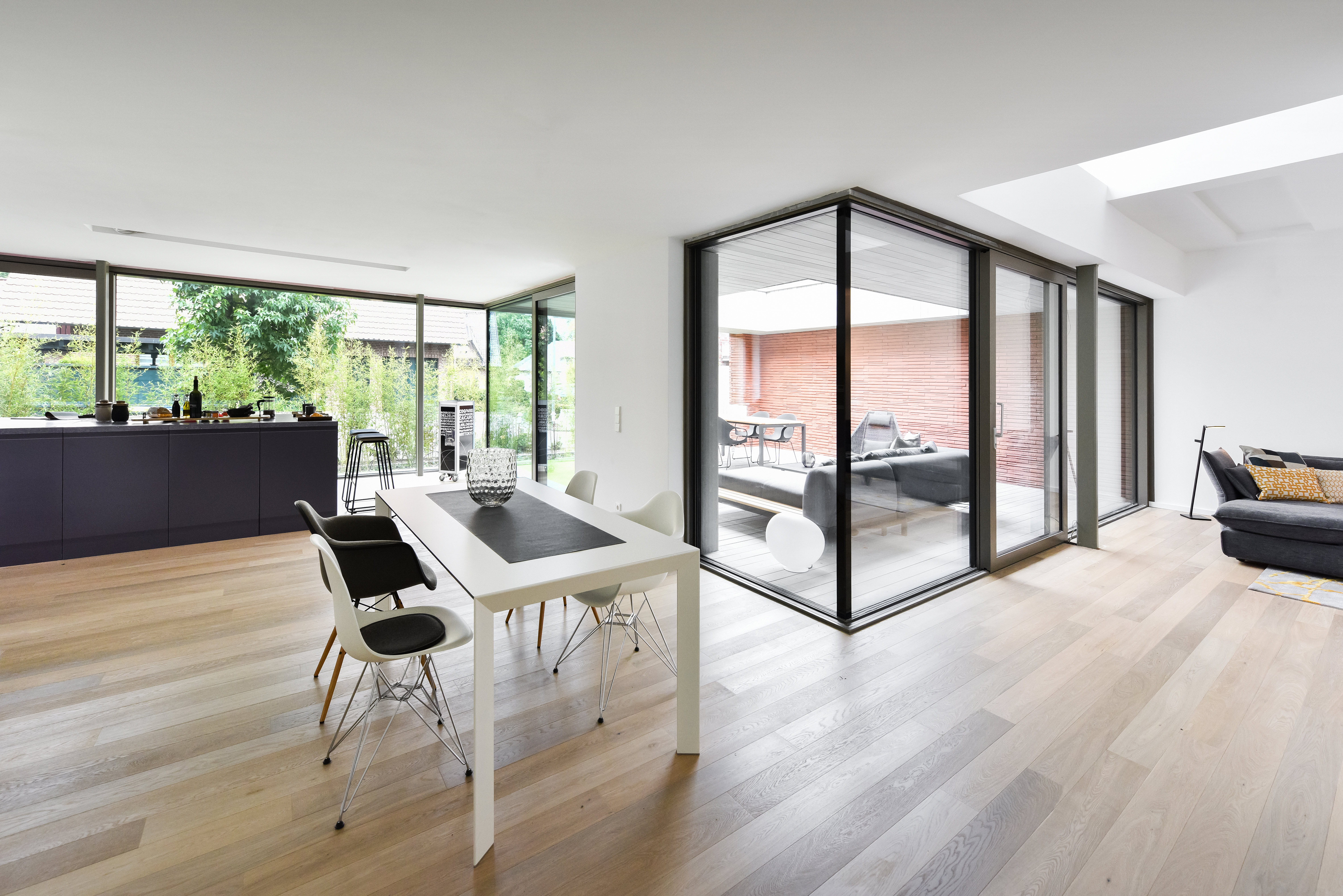 Haus aus Häusern Beelen Innenrum mit flexiblem Grundriss