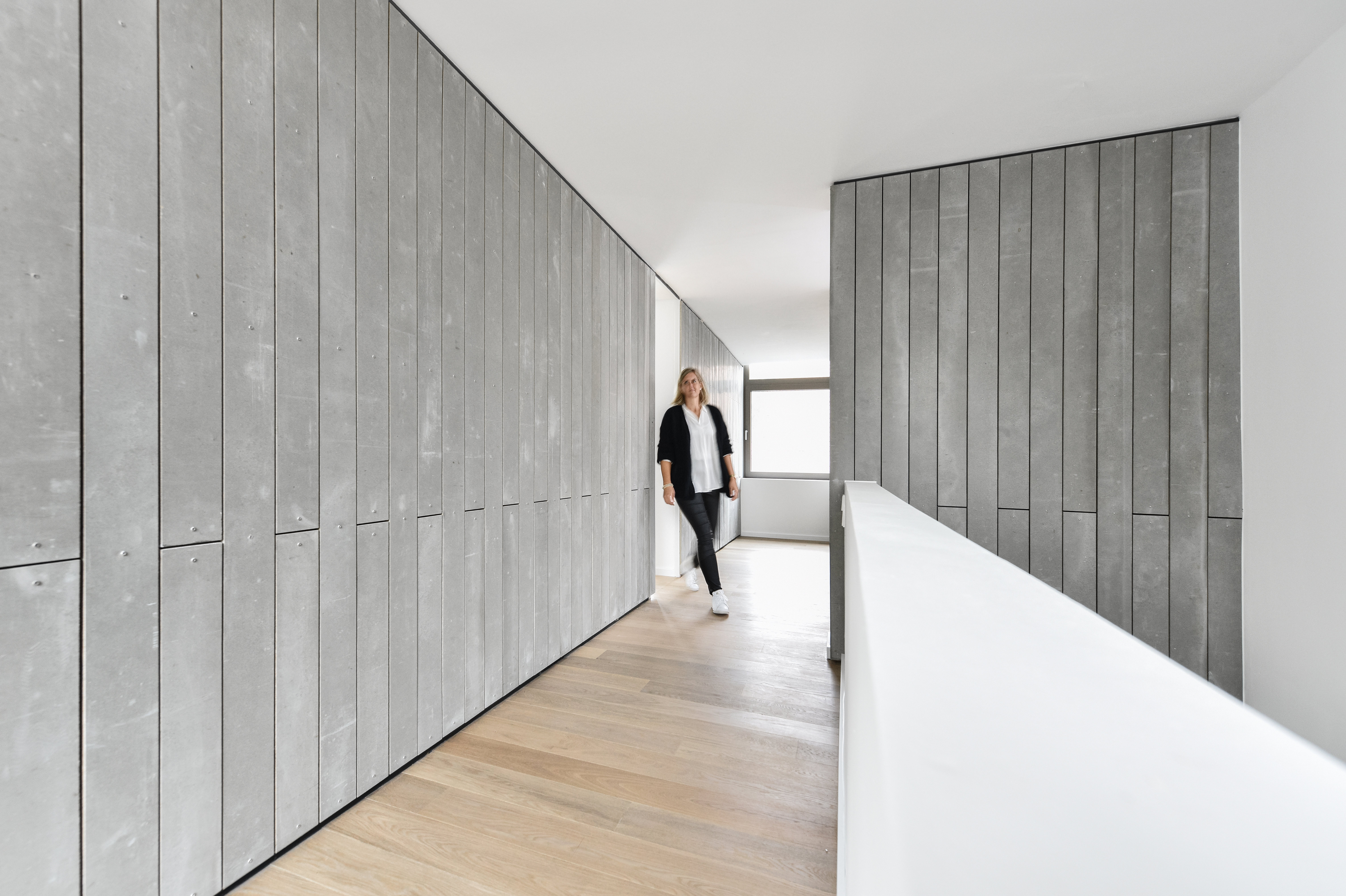 Haus aus Häusern Beelen Treppenhaus mit Fassadenelementen