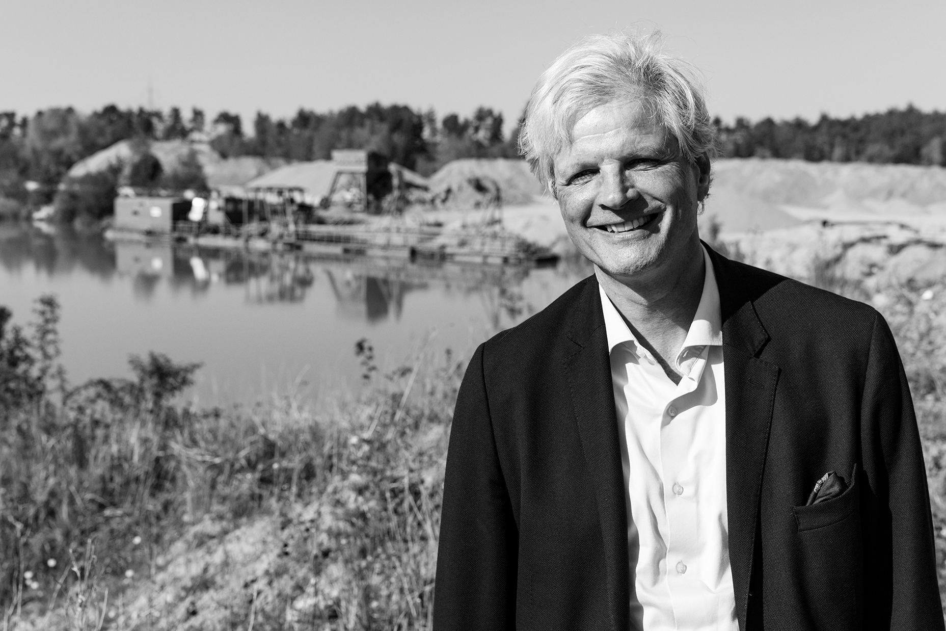 Jan Dietrich Radmacher, Geschäftsführer des Kalksandsteinwerk Wendeburg