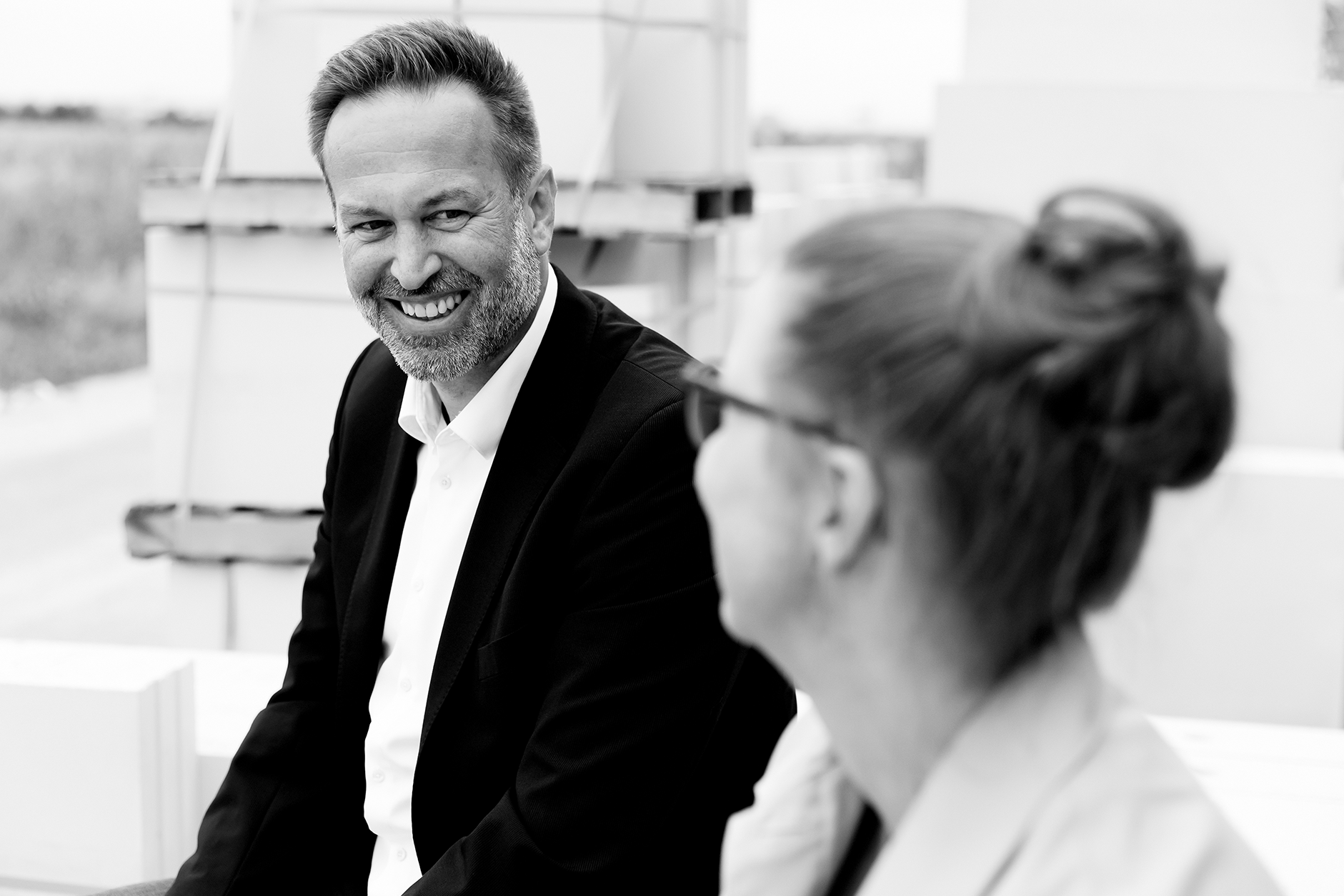 Peter Theissing im Interview auf der Baustelle Kronsrode