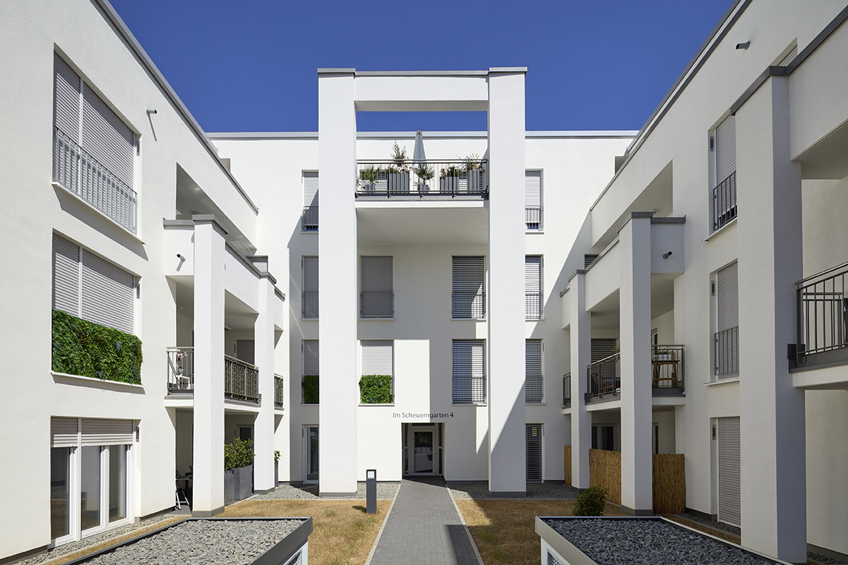 Scheuerngarten Bollendorf Innenhof der Stadtvilla
