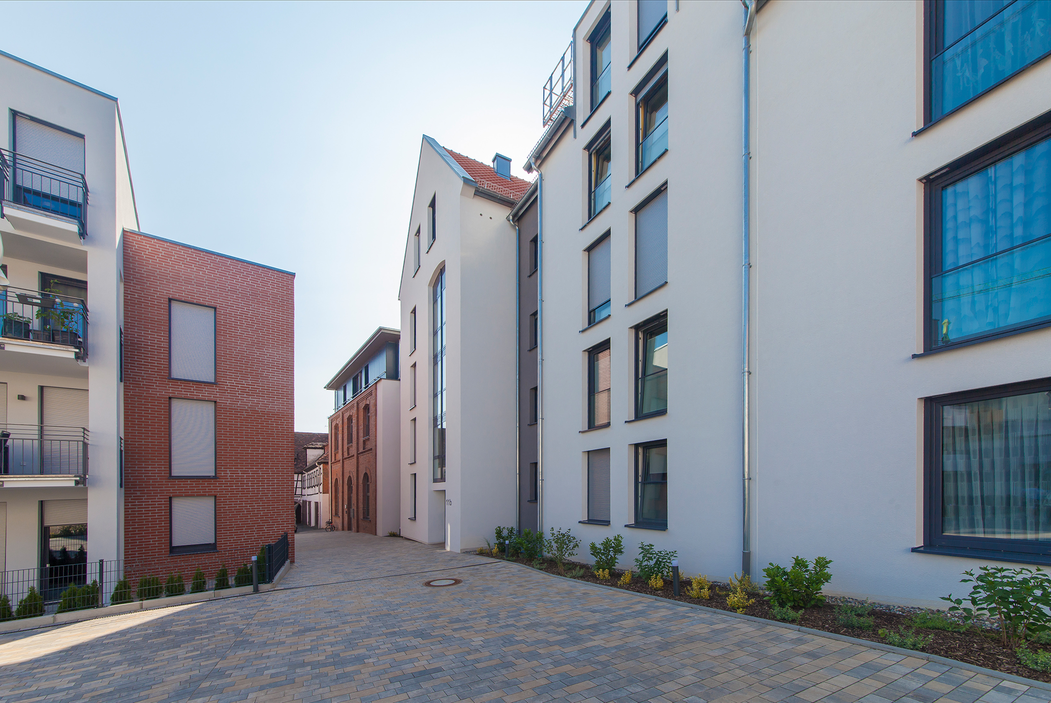 Kitzinger Brauhöfe in den Gassen der Altstadt