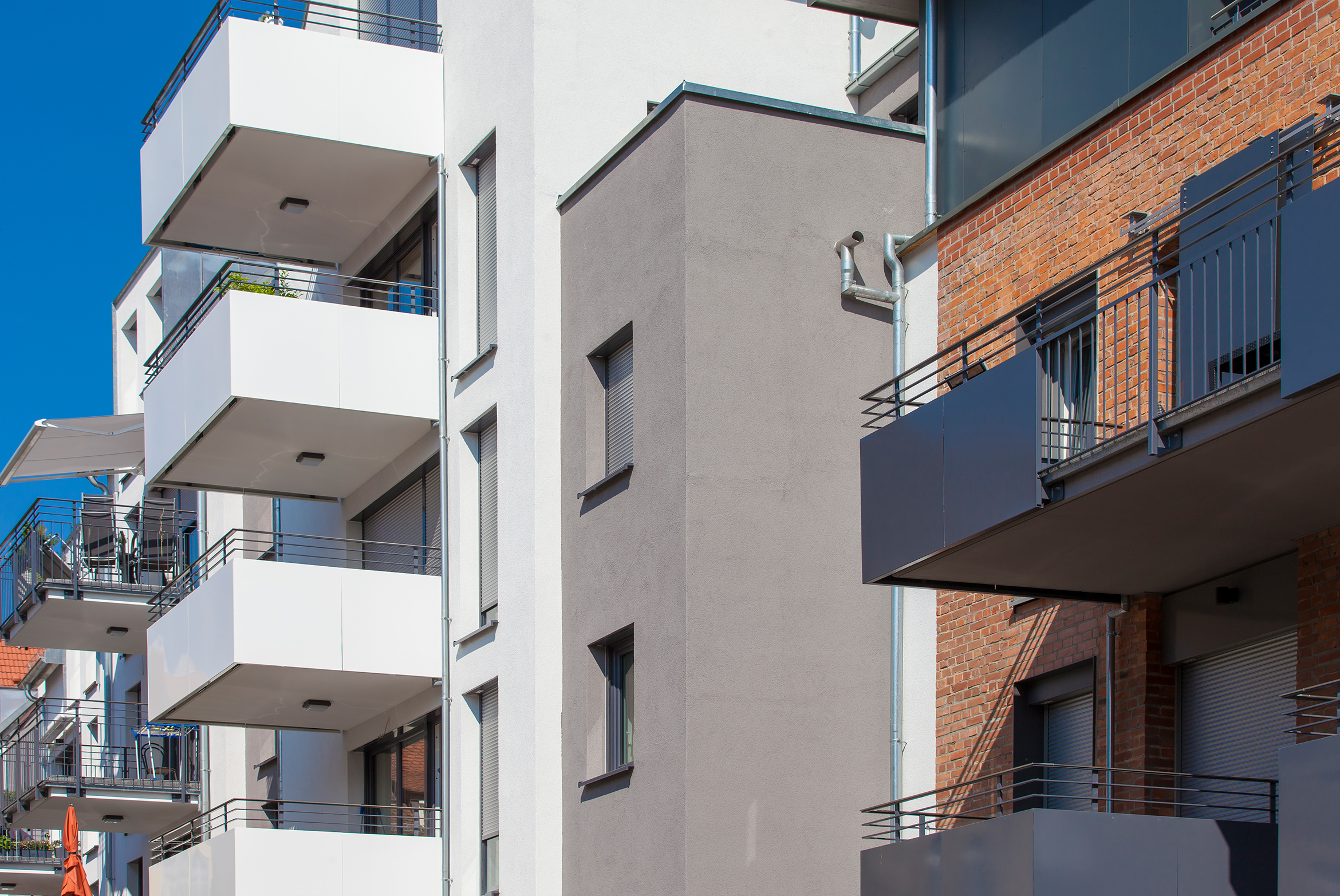 Kitzinger Brauhöfe Balkone