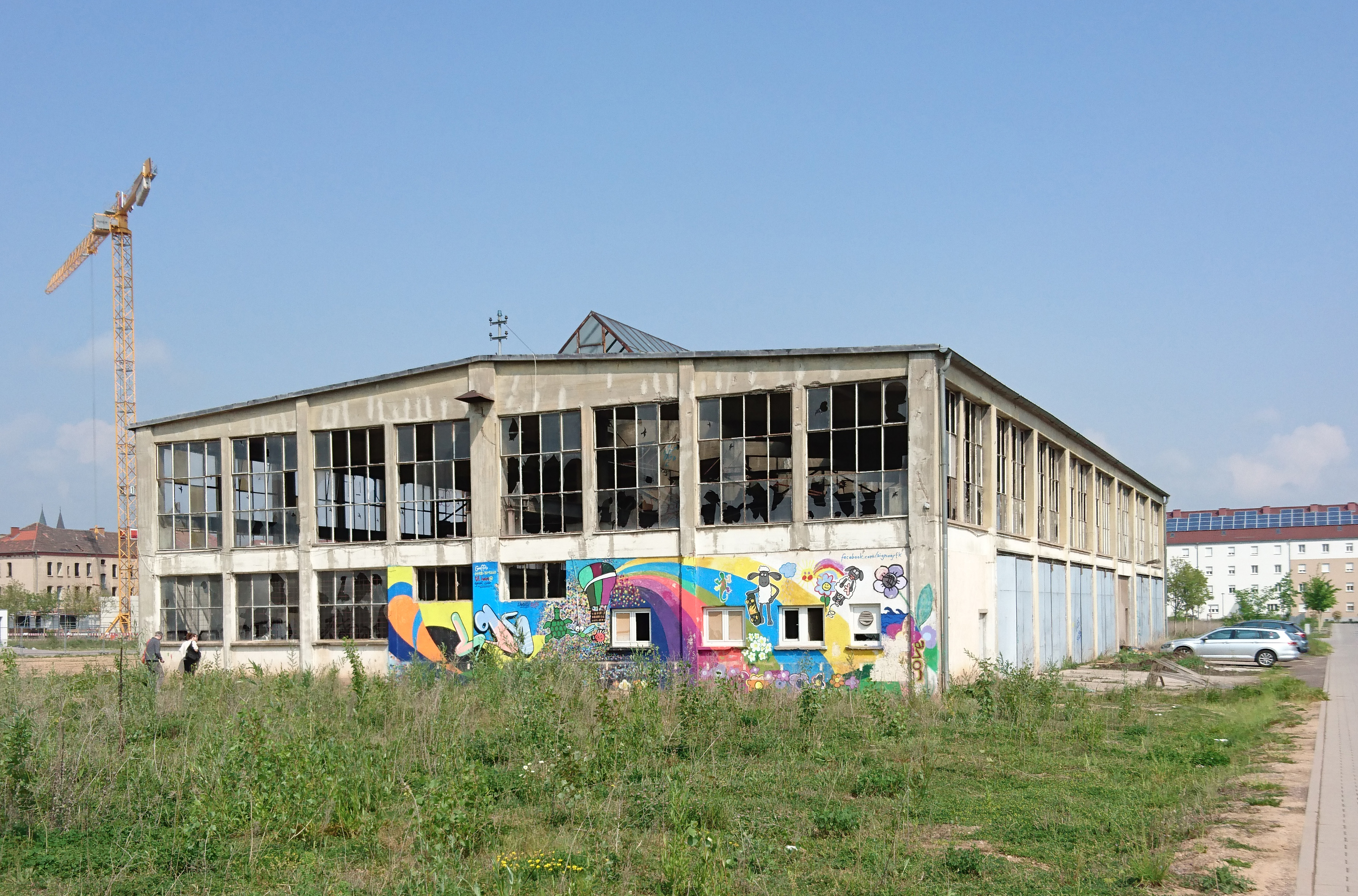 Panzerhalle Landau Usprungszustand des Bestands vor Sanierung