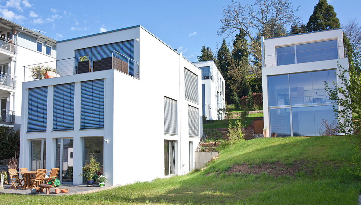 Häuser am Hang Esslingen am Necker