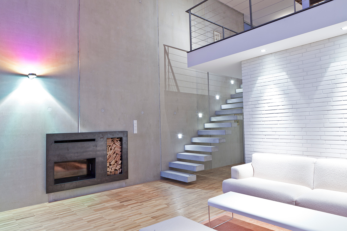 Haus am Hang Esslingen (EFH 56/1) Sichtmauerwerkwand