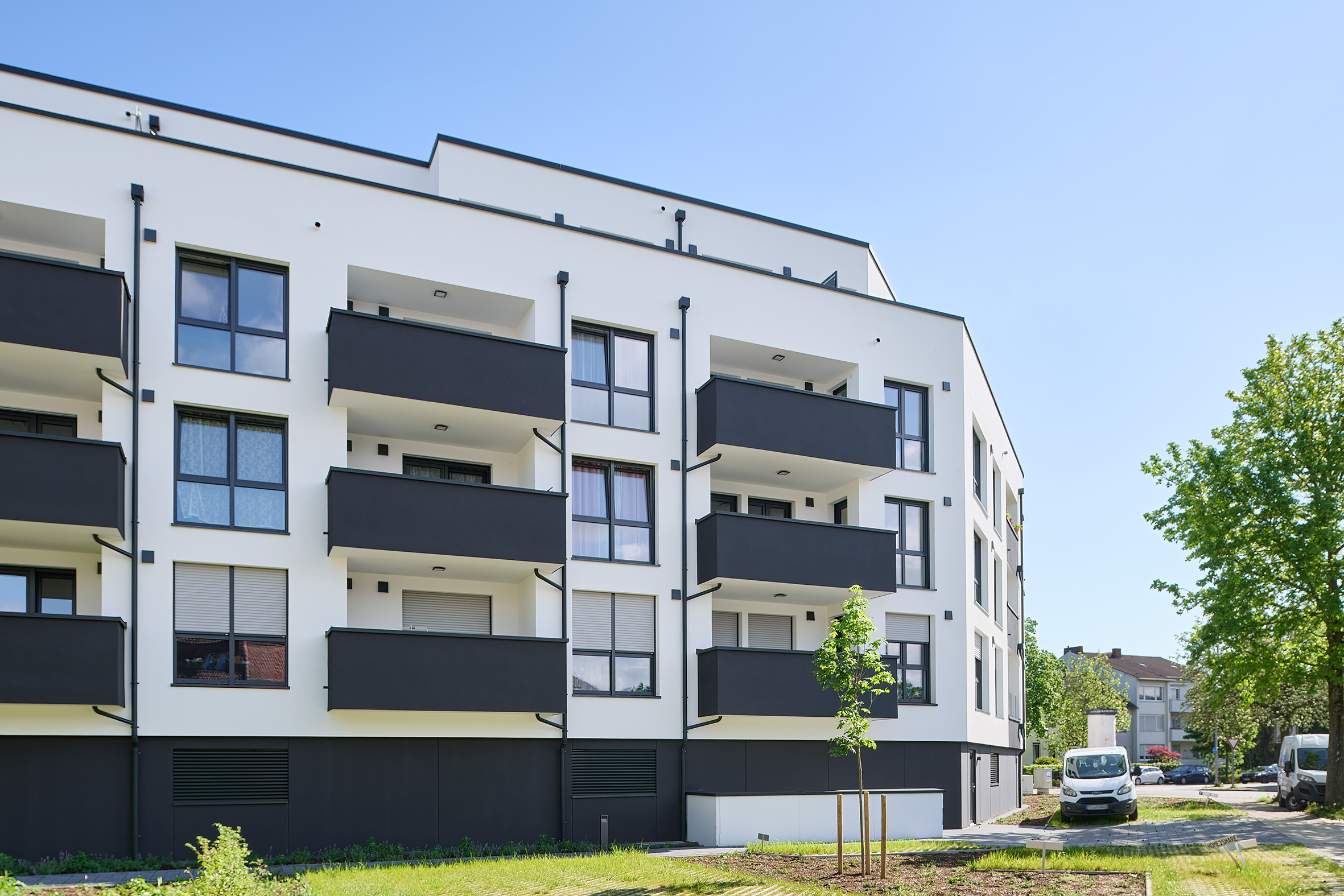 Klatte Carré Osnabrück Rundung Balkone