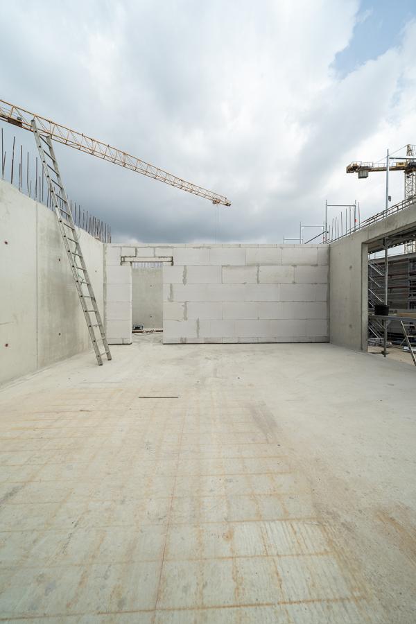 Wasserstadt Limmer Achtgeschosser im Rohbau