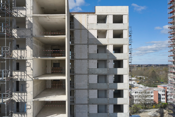 DonCamillo und Peppone Wolfsburg Hochhaus Sanierung Rohbau